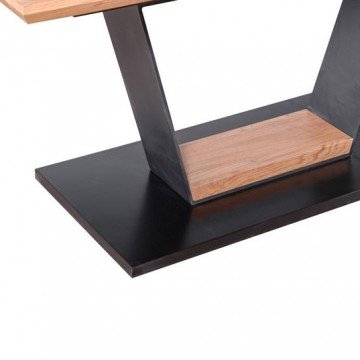 Фото3.Розкладний стіл URBANO 160 (220) x90 Halmar дуб / чорний